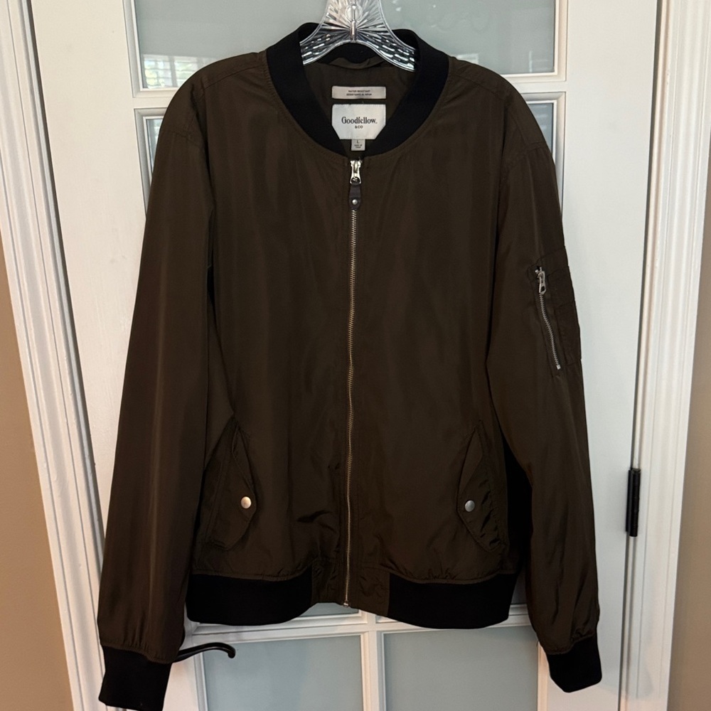 Goodfellow & Co Men's Dark Green Bomber Jacket